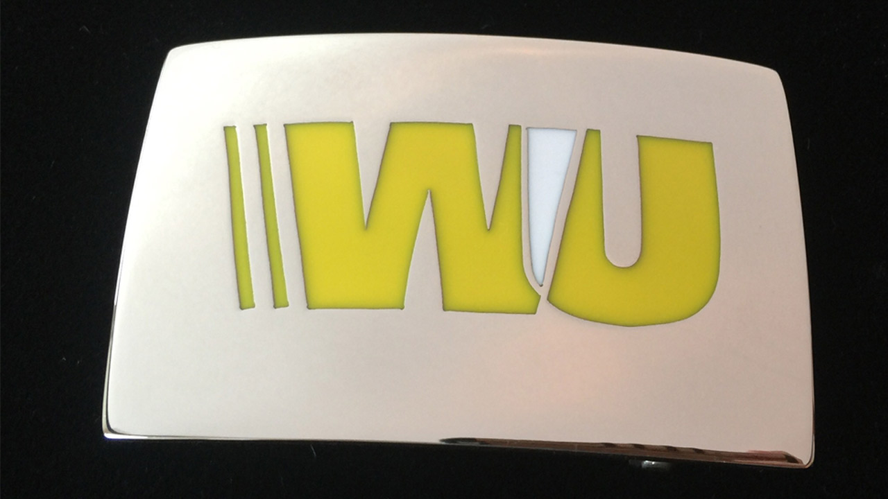 Western Union Custom Buckle
