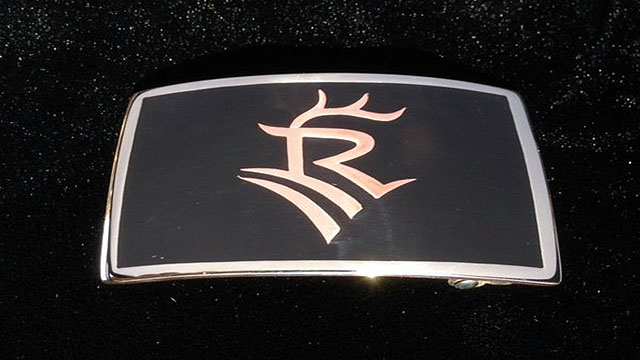 Custom Corporate Initial Buckle
