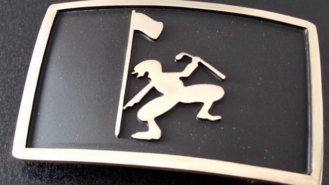 Custom Tournament Golfer Buckle