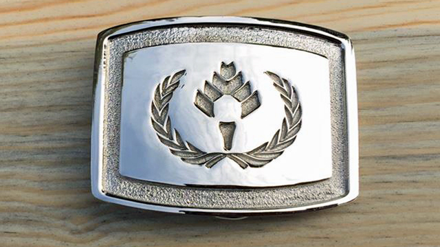 Custom Leadership Recognition Buckle