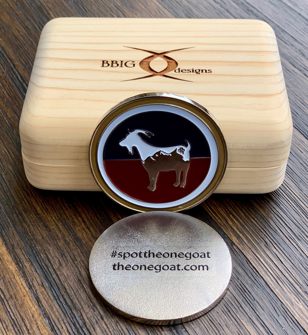 One Goat Ball Marker