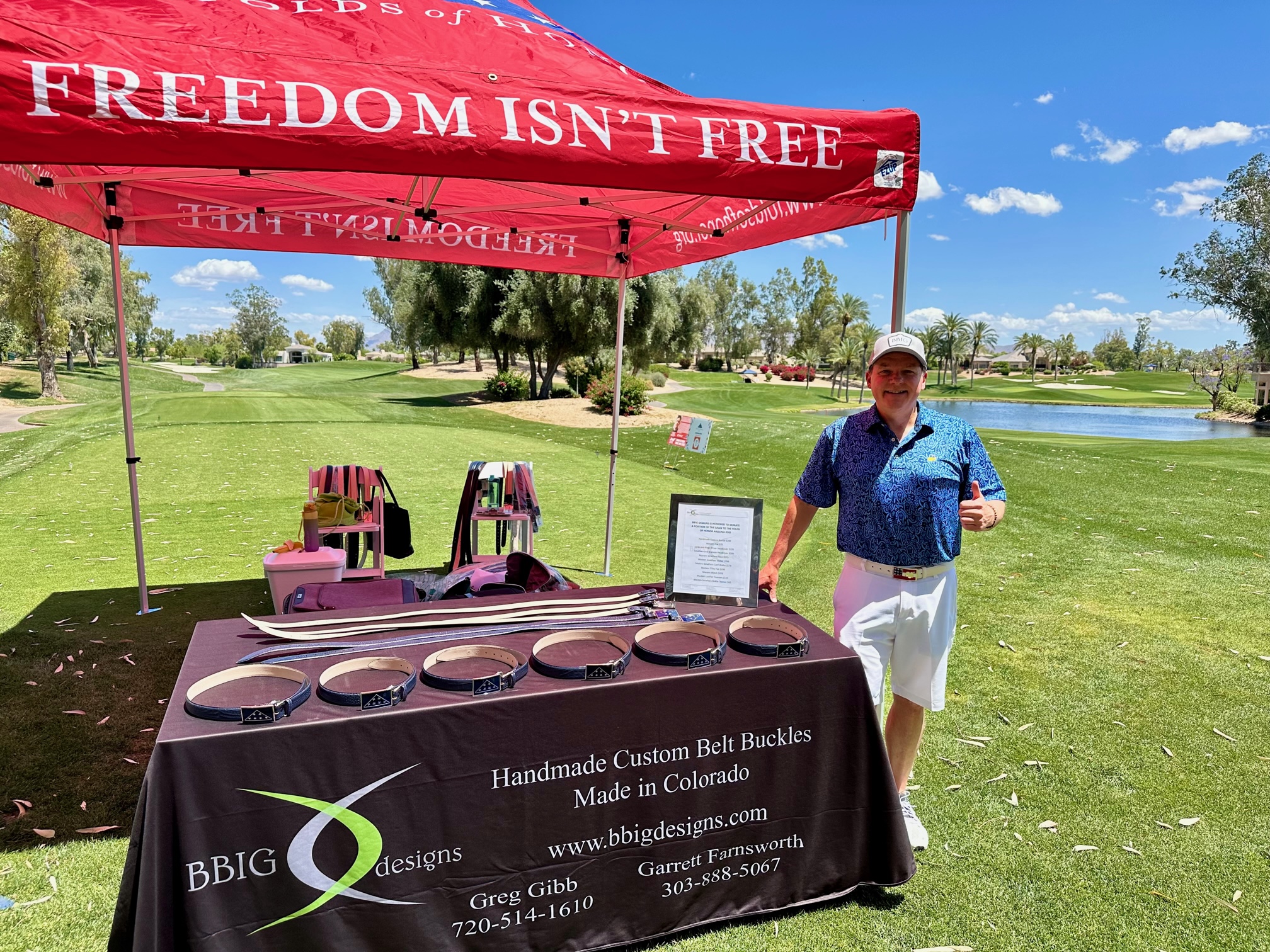 BBIG Designs Golf Tournament Display