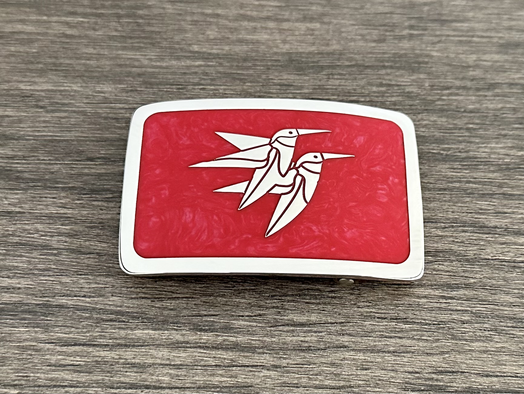 Castle Pines Golf Club Swallow Buckle – Red