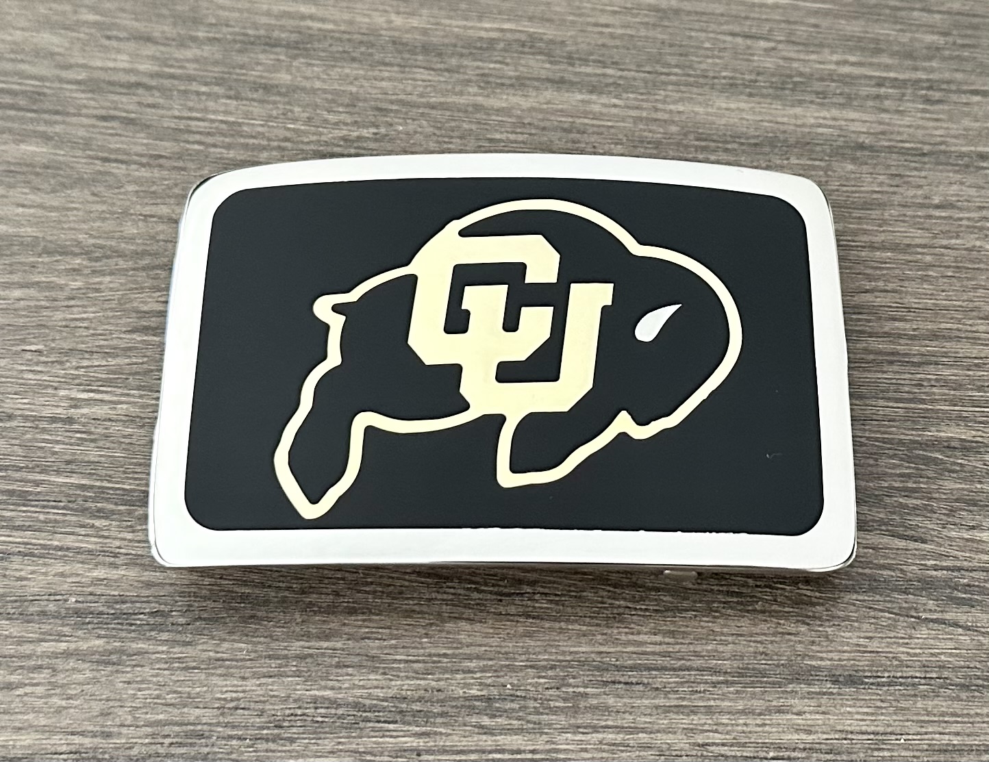 CU Buffs Custom Buckle