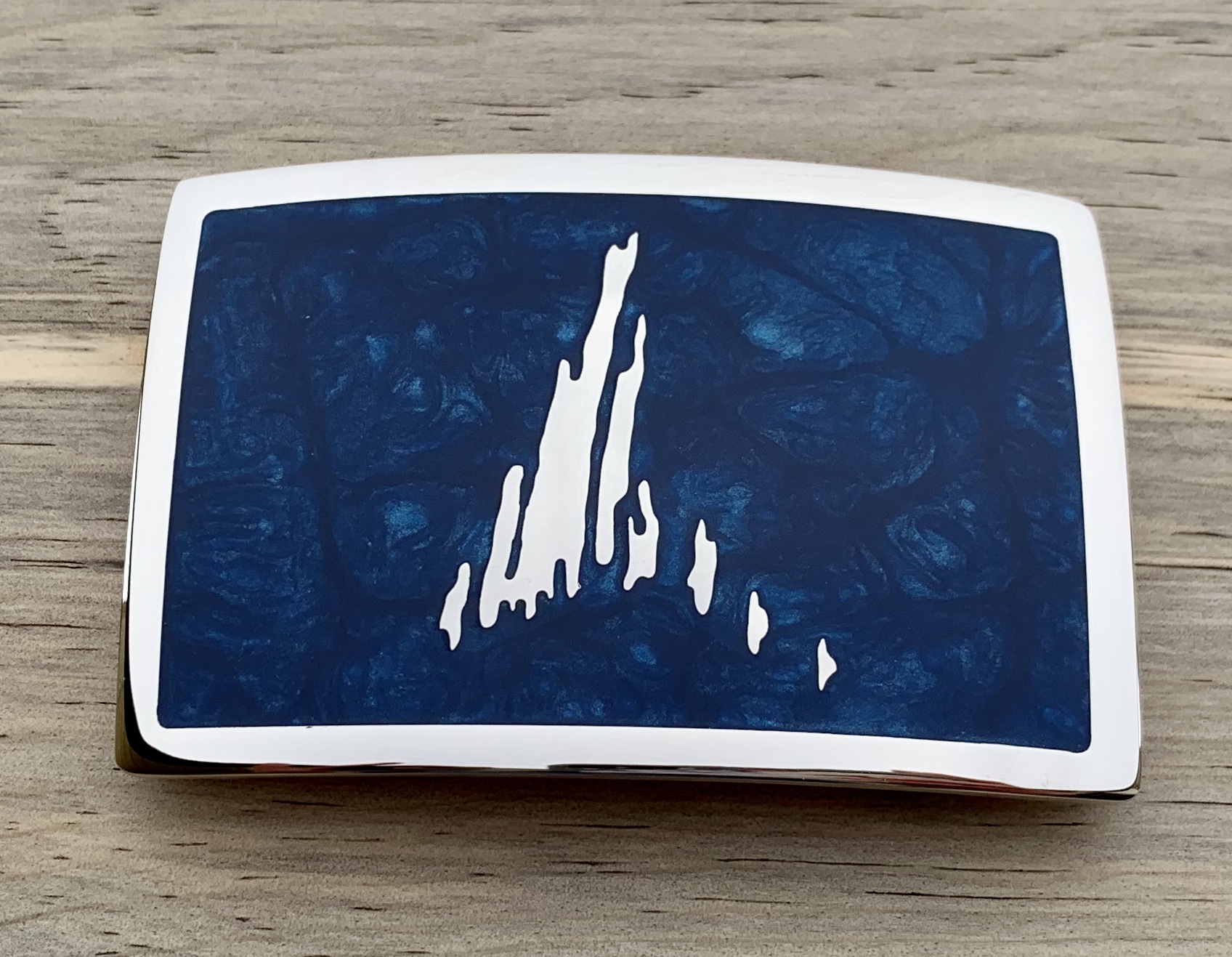 Arrowhead Golf Course Buckle (Blue Inlay)