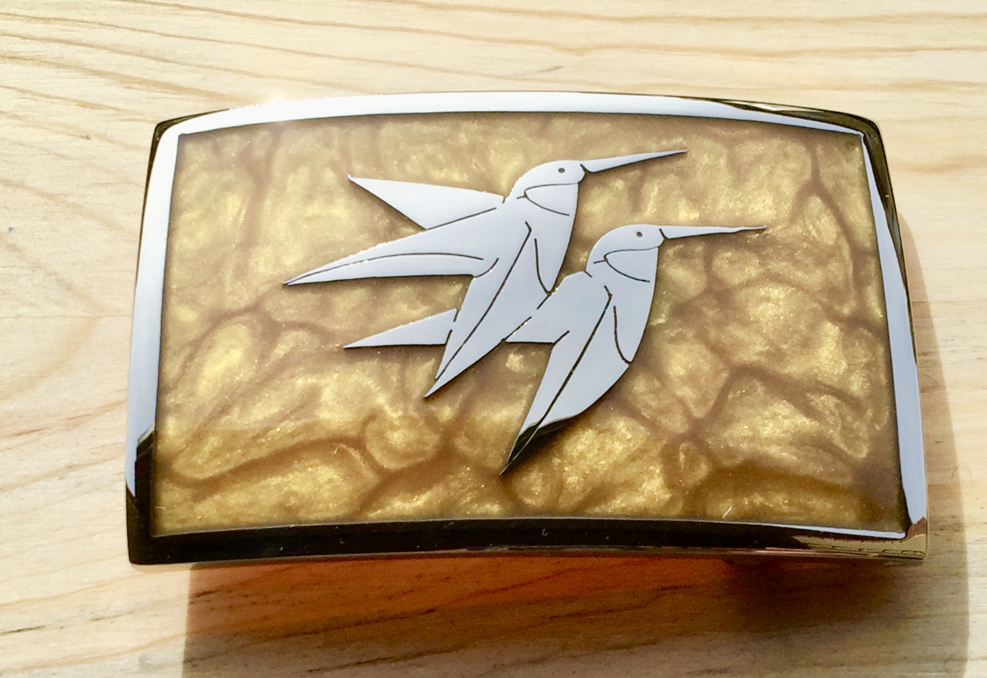 Castle Pines Golf Club Buckle (Amber Inlay)