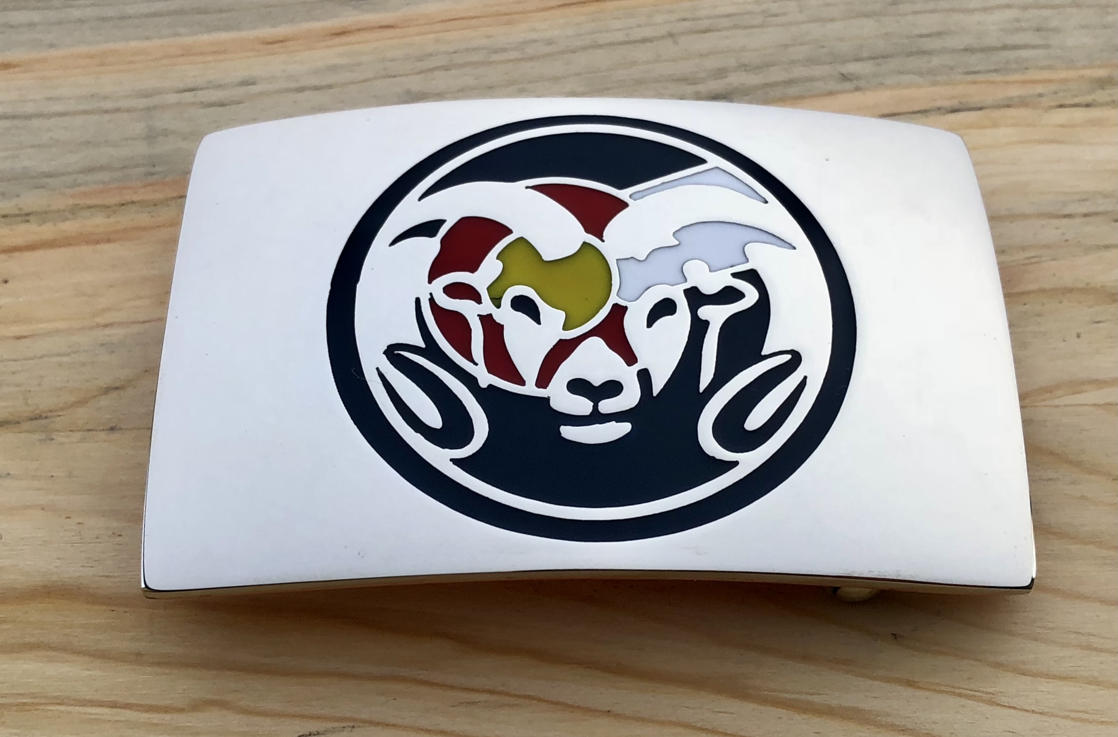 Colorado State University Colorado Flag Buckle