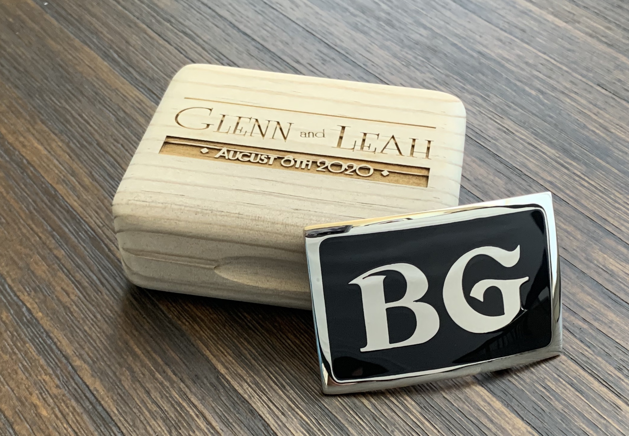 Wedding Monogram Buckle – BG
